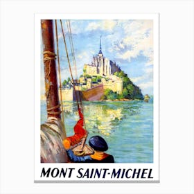 Mont Saint Michel, France Canvas Print