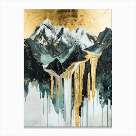 Sierra Madre Occidental Golden Peaks - Luxe Flow Canvas Print