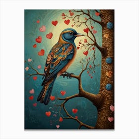 Bird In A Tree Canvas Print