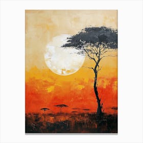 The Safari Serenade, Africa Canvas Print