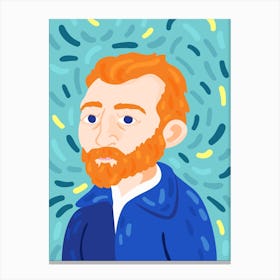 Portrait Of Van Gogh Canvas Print