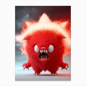 Monster Monster Monster Monster Monster Monster Monster Monster Monster 3 Canvas Print