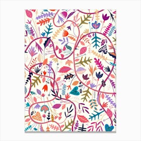 Seasons - Pink Canvas Print