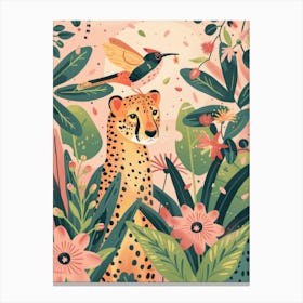 Cheetah In The Jungle Canvas Print