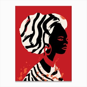 African Woman Canvas Print