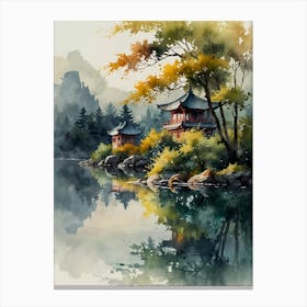 Asian Painting 6 Canvas Print