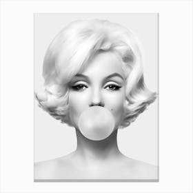 Marilyn Monroe Bubble Canvas Print