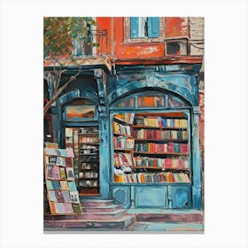Instanbul Book Nook Bookshop 3 Canvas Print