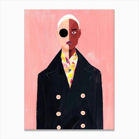 Portrait Of A Man 46 Canvas Print