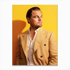 Leonardo DiCaprio Fashion Art Canvas Print