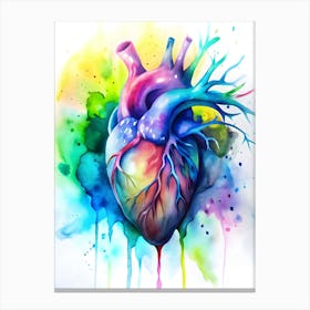 Heart Painting Canvas Print