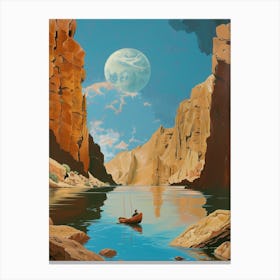 'River Of The Moon' Canvas Print