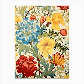 Floral Wallpaper 111 Canvas Print