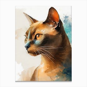 Siamese Cat animal Canvas Print