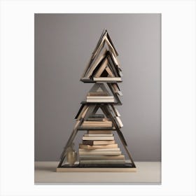 Book Stack Canvas Print