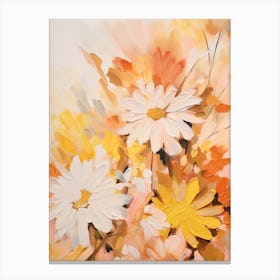 Fall Flower Painting Daisy 3 Canvas Print