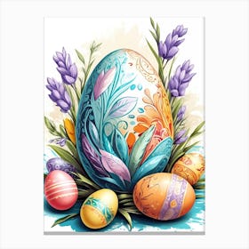 Easter Eggs 2 Canvas Print