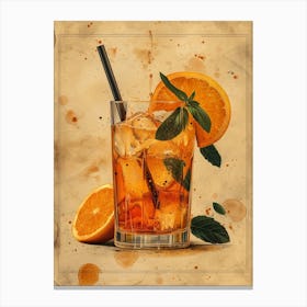 Tequila Cocktail 11 Canvas Print