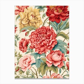 Peony Wallpaper 3 Canvas Print