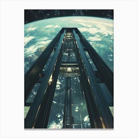 Space Elevator Canvas Print