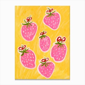Strawberry Painting 1 Canvas Print