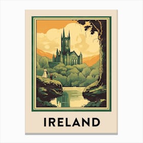 Vintage Travel Poster Ireland 6 Canvas Print