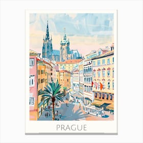 Prague Cityscape 3 Canvas Print