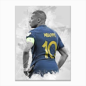 Kylian Mbappe France 6 Canvas Print