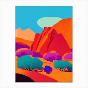Uluru Pop Matisse Canvas Print