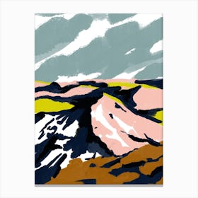 Tropical Mountain Canvas Print