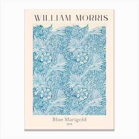 William Morris Blue Margaret 1 Canvas Print