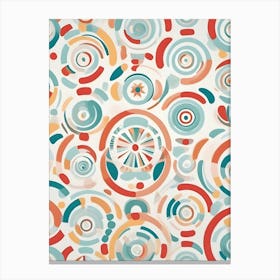 Abstract Circles Canvas Print