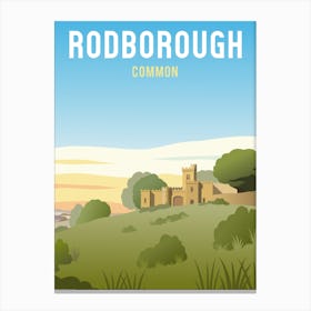 Rodborough Common Fort Canvas Print