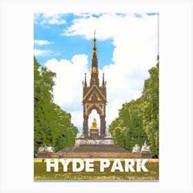 Hyde Park, London, Landmark, Wall Print, Wall Art, Poster, Print, Canvas Print