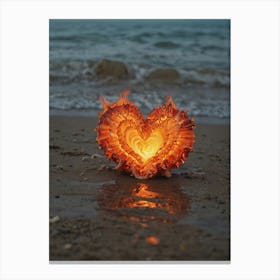 Heart Of Fire 37 Canvas Print