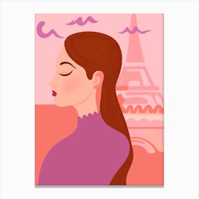 Finding Myself in the Cafes of Paris: A Self Love Story with Coffee and Croissants Canvas Print