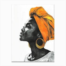 African Woman Canvas Print 6 Canvas Print