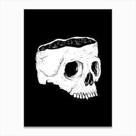 Skull Bowl Canvas Print