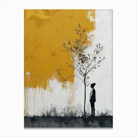 'The Tree' Minimalism Canvas Print