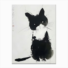 Chinese Cat Canvas Print