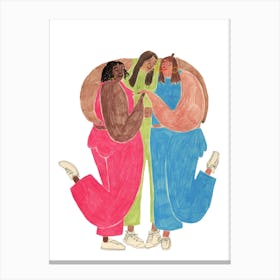 Besties Canvas Print