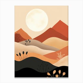 Desert Landscape 3 Canvas Print