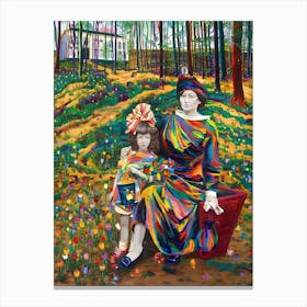 Mother And Child'' Canvas Print