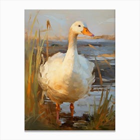 Bird Painting Goose 4 Canvas Print