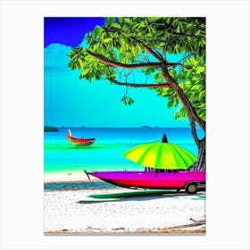 Koh Samet Thailand Pop Art Photography Tropical Destination Canvas Print