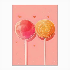 Lollipops Canvas Print