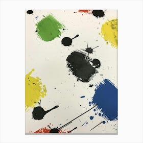 Paint Splatters 1 Canvas Print