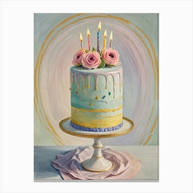 Birthday Cake Canvas Print