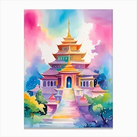 Asian Temple 1 Canvas Print