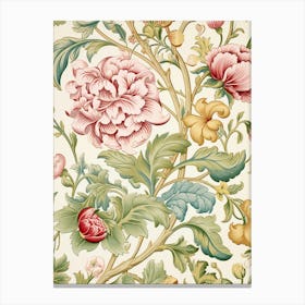 Floral Wallpaper 120 Canvas Print